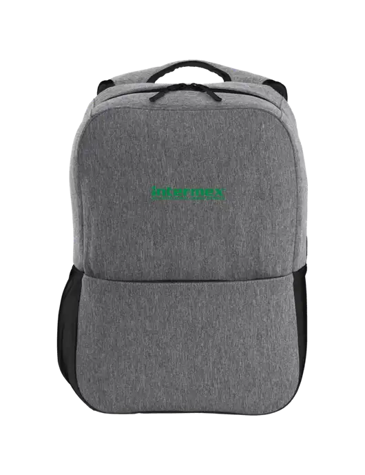 Access Square Laptop Graphite Heather/Black Backpack w/Intermex Logo