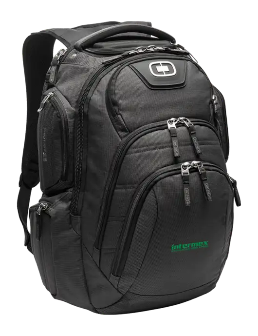 OGIO Black Surge RSS Pack
 w/Intermex Logo