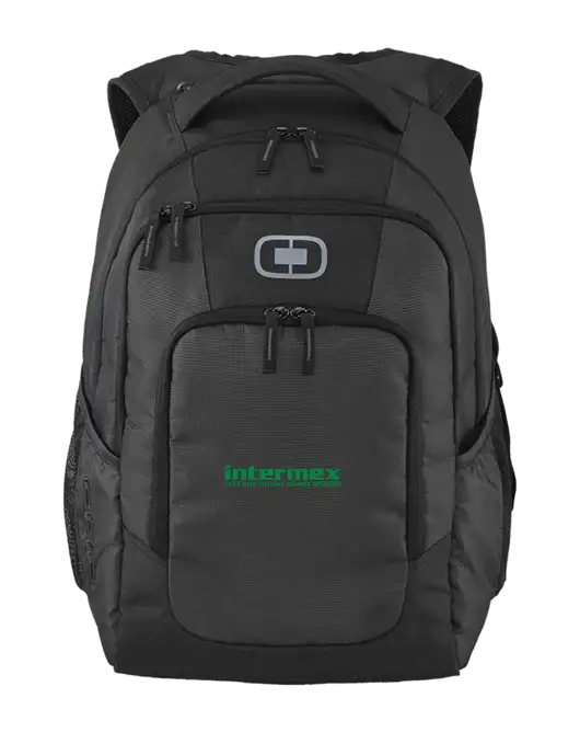 OGIO Diesel Grey Logan Laptop Backpack
 w/Intermex Logo