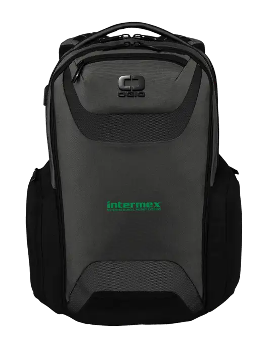 OGIO Tarmac Charcoal Connected Pack w/Intermex Logo
