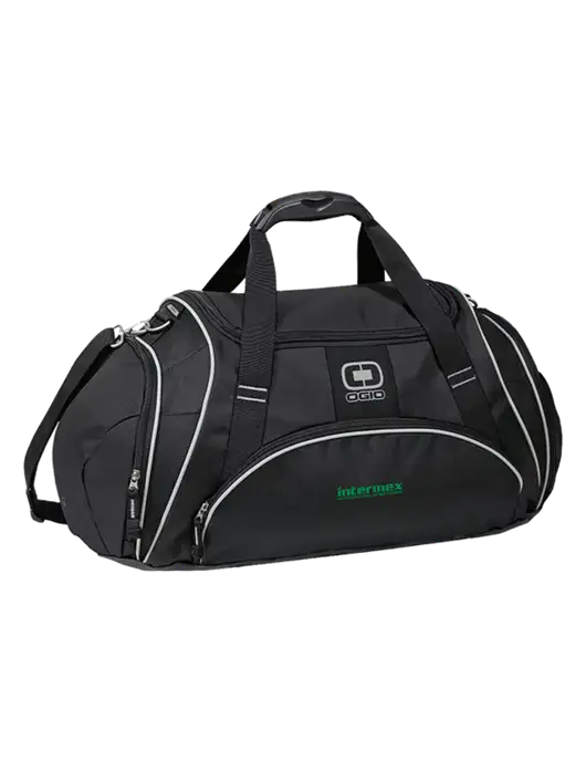 OGIO Black Crunch Duffel
 w/Intermex Logo