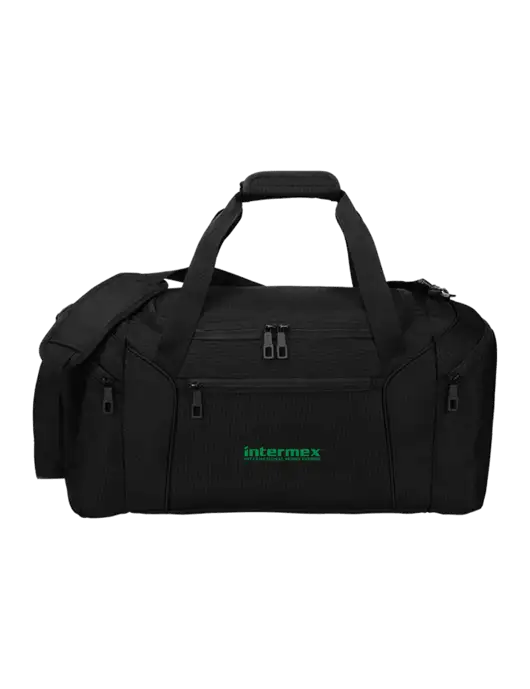 Slim & Lite Black Duffel    w/Intermex Logo
