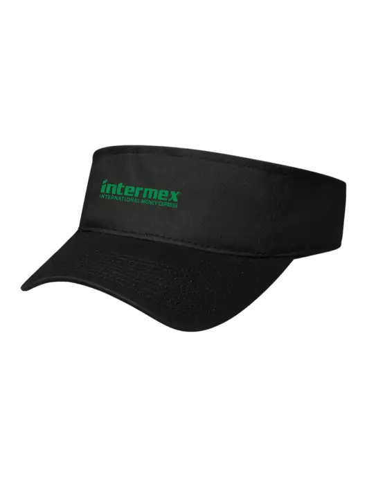 Black Cap Visor w/Intermex Logo