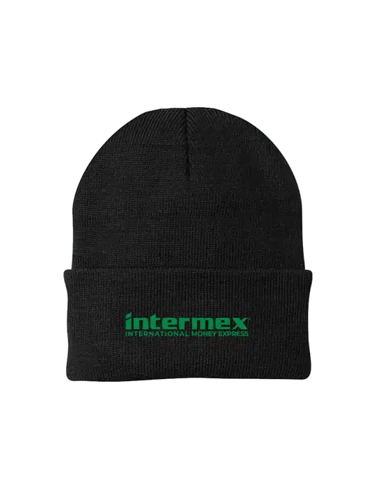 Black Knit Cap w/Intermex Logo
