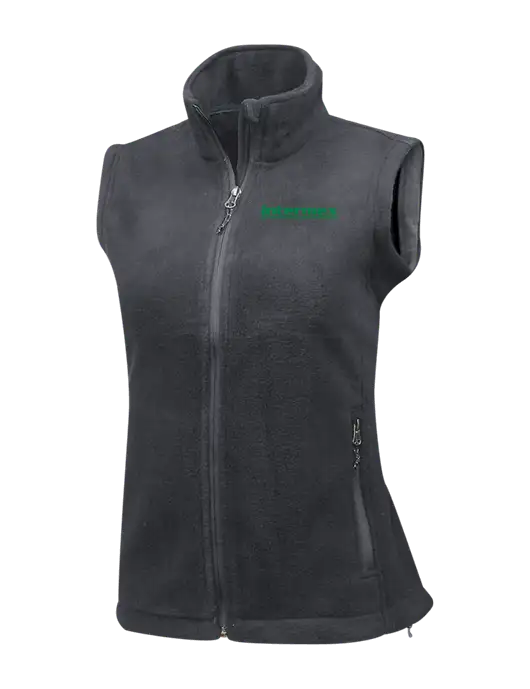 Medium Grey Womens Fleece Vest w/Intermex Logo
