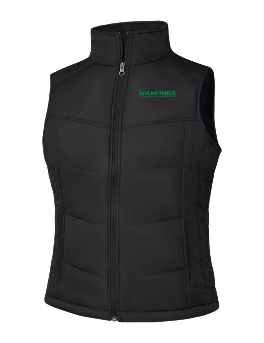 Womens Black/Black Vest w/Intermex Logo