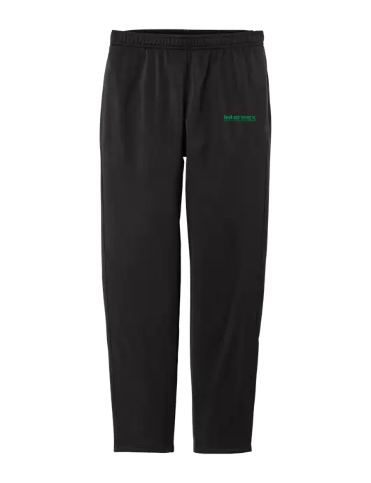Womens Tricot Black Track Jogger w/Intermex Logo